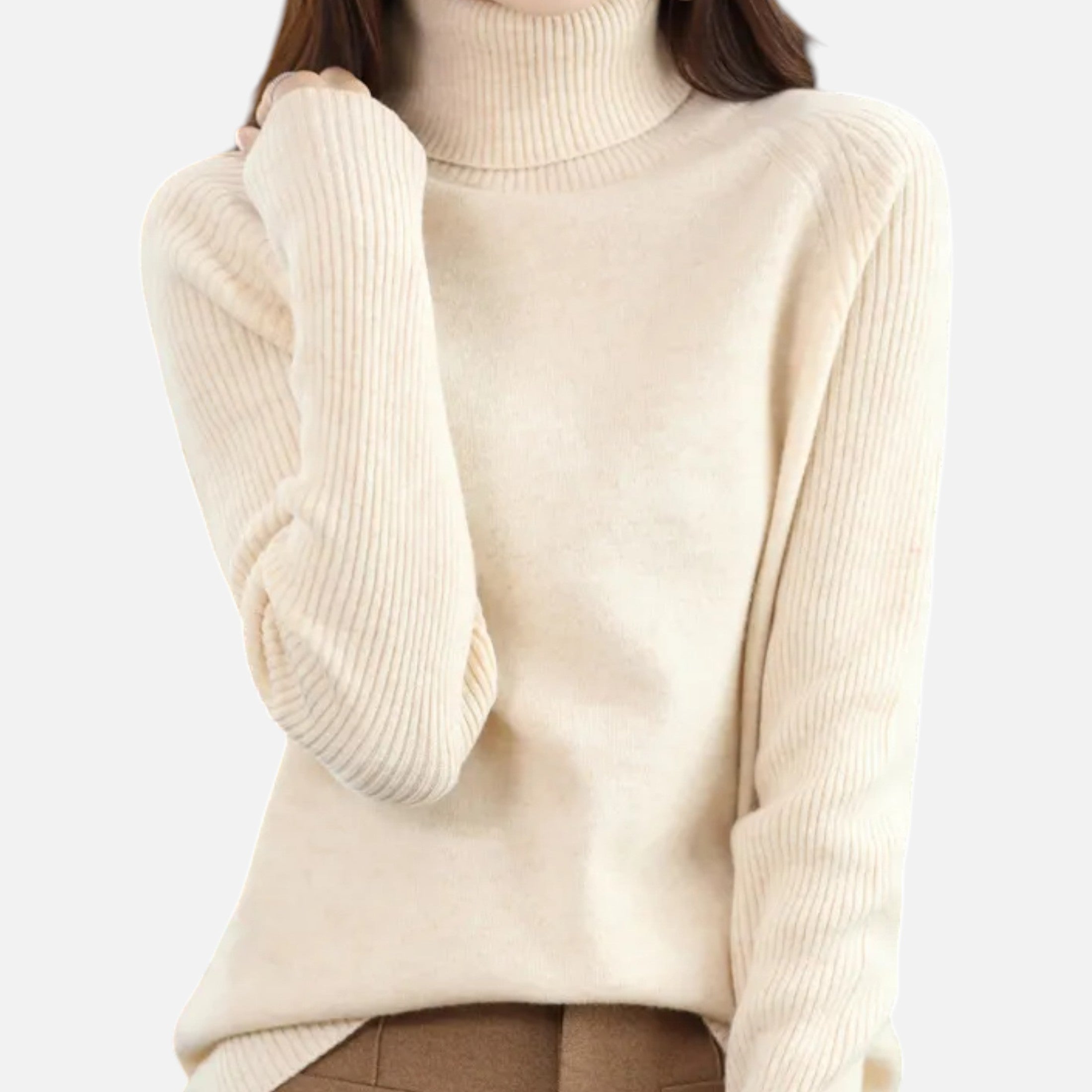 Women’s Turtleneck Sweater Raglan Sleeve