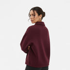 Women’s Woolen Lapel Zipper Jacket