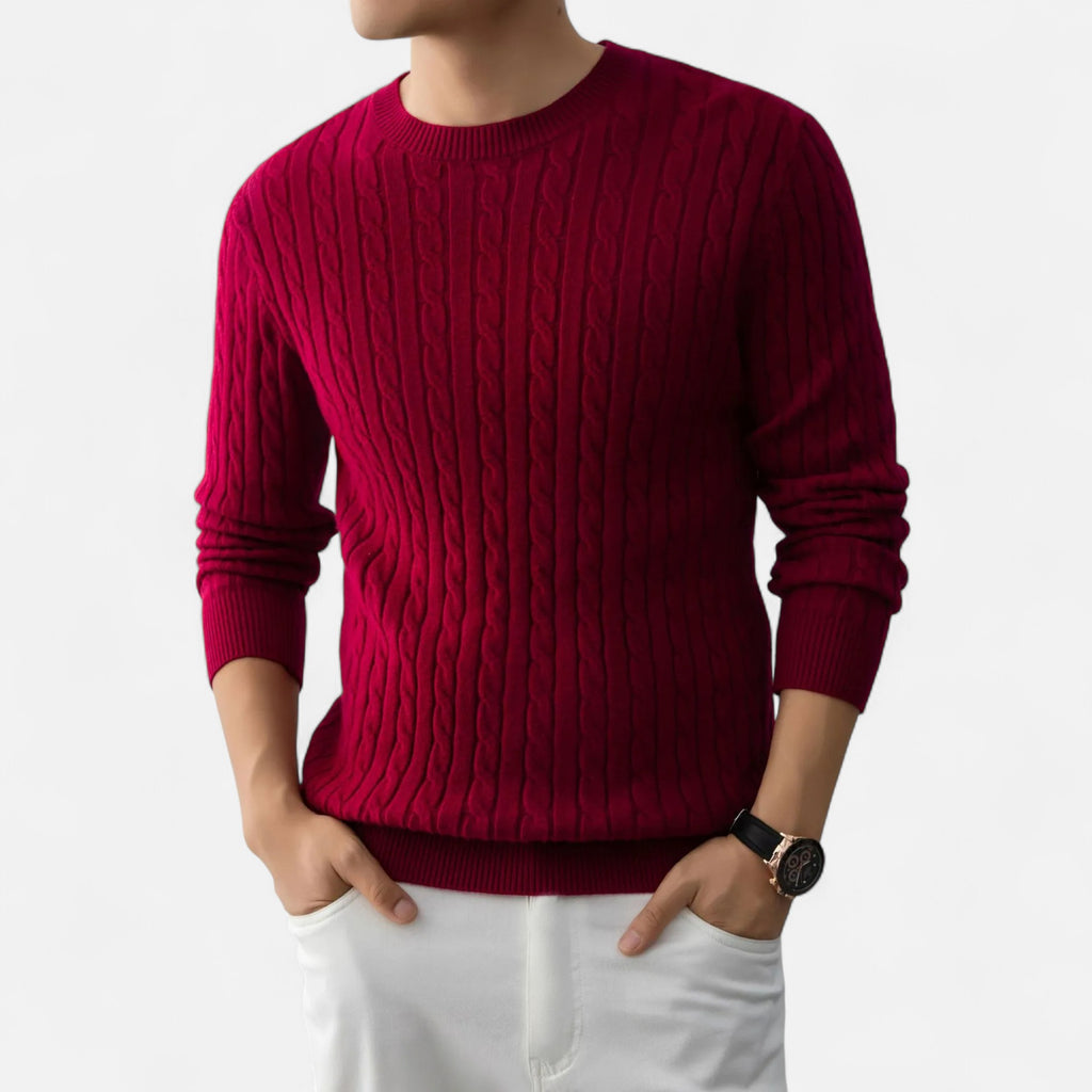 Men’s Ribbed Knit Sweater