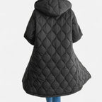 Women’s Long Quilted Hooded Jacket