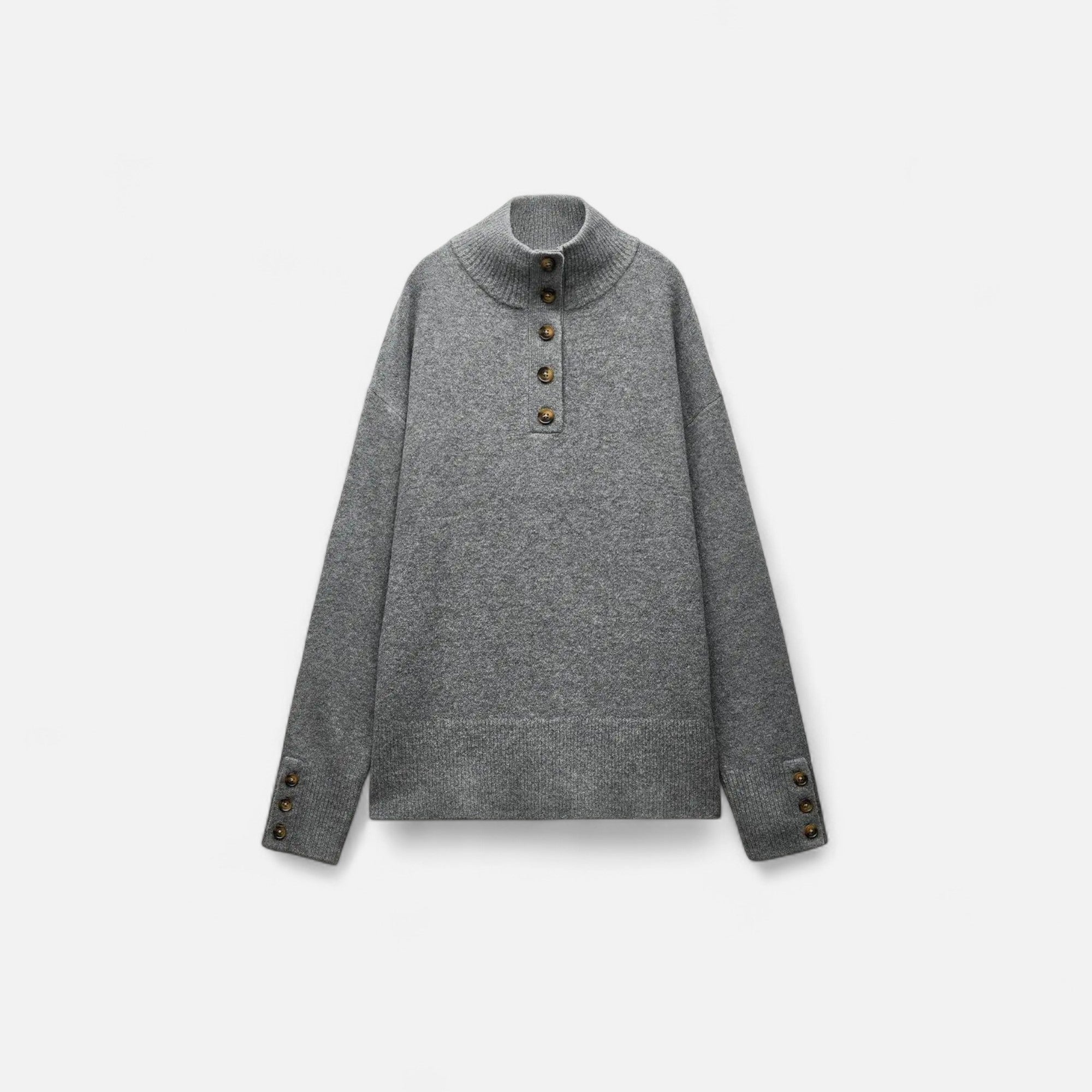 Women’s Striped Turtleneck Sweater