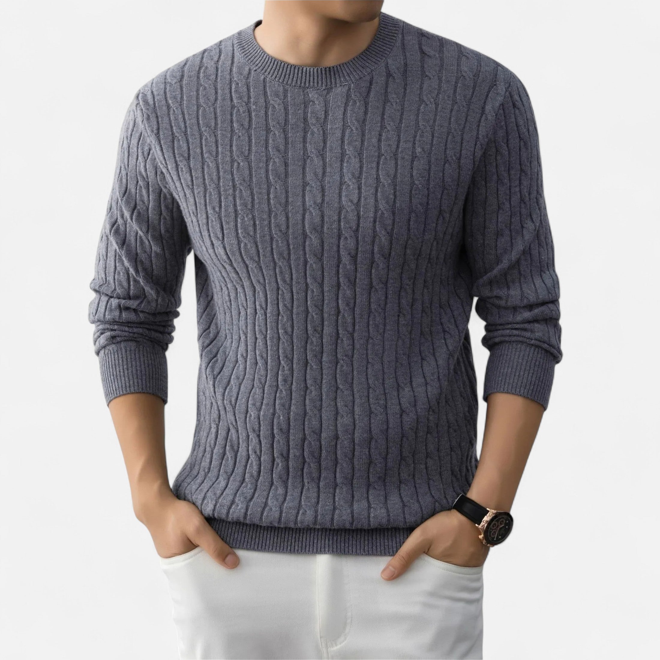 Men’s Ribbed Knit Sweater