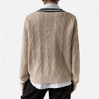 Women’s V-Neck Knitted Pullover