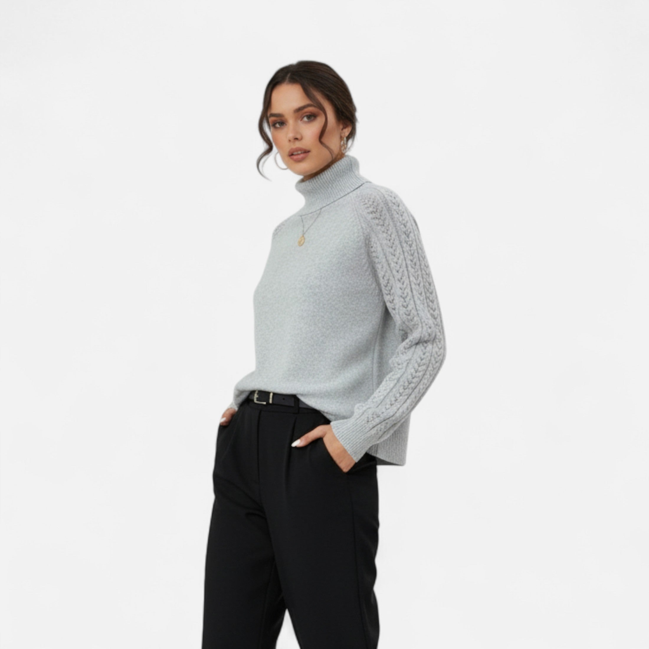 Women’s Turtleneck Sweater Refined Classic