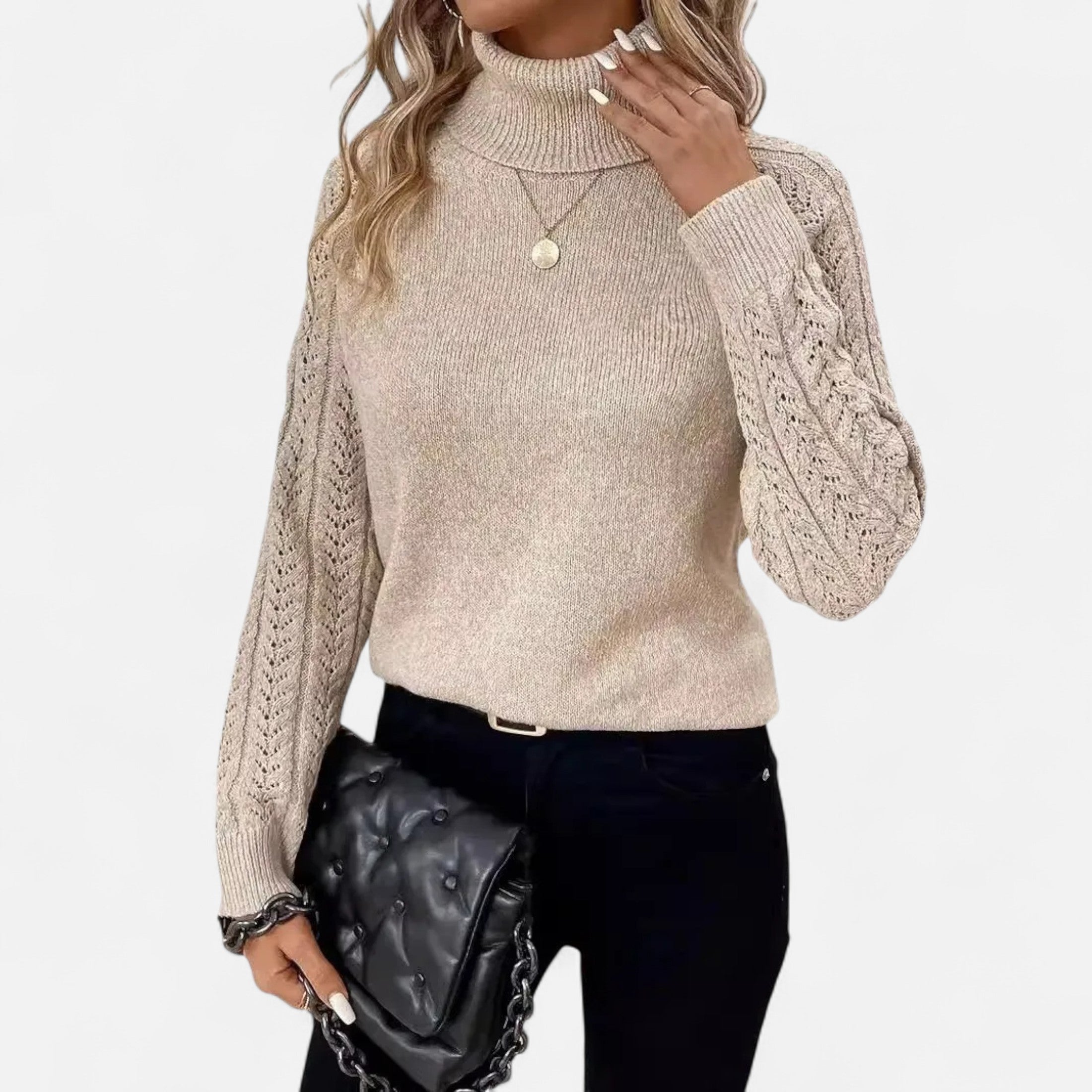 Women’s Turtleneck Sweater Refined Classic