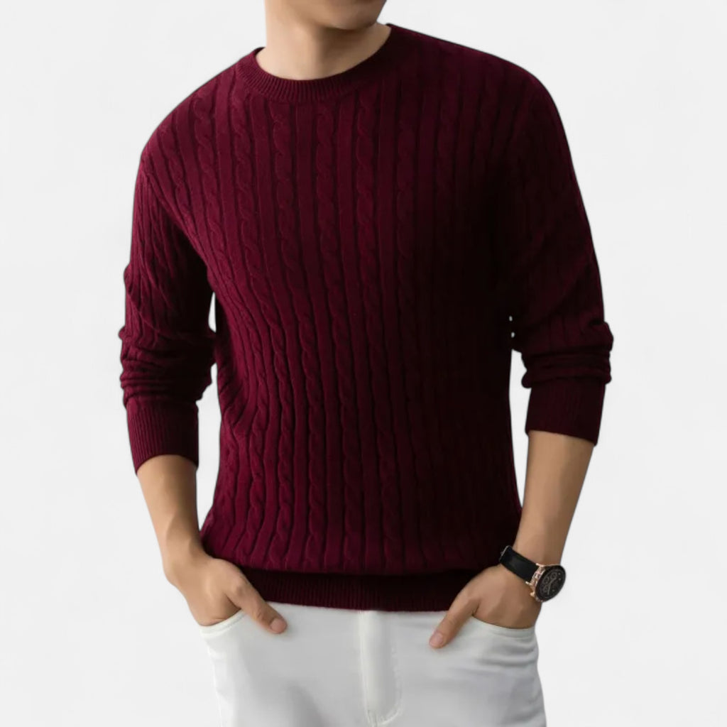 Men’s Ribbed Knit Sweater