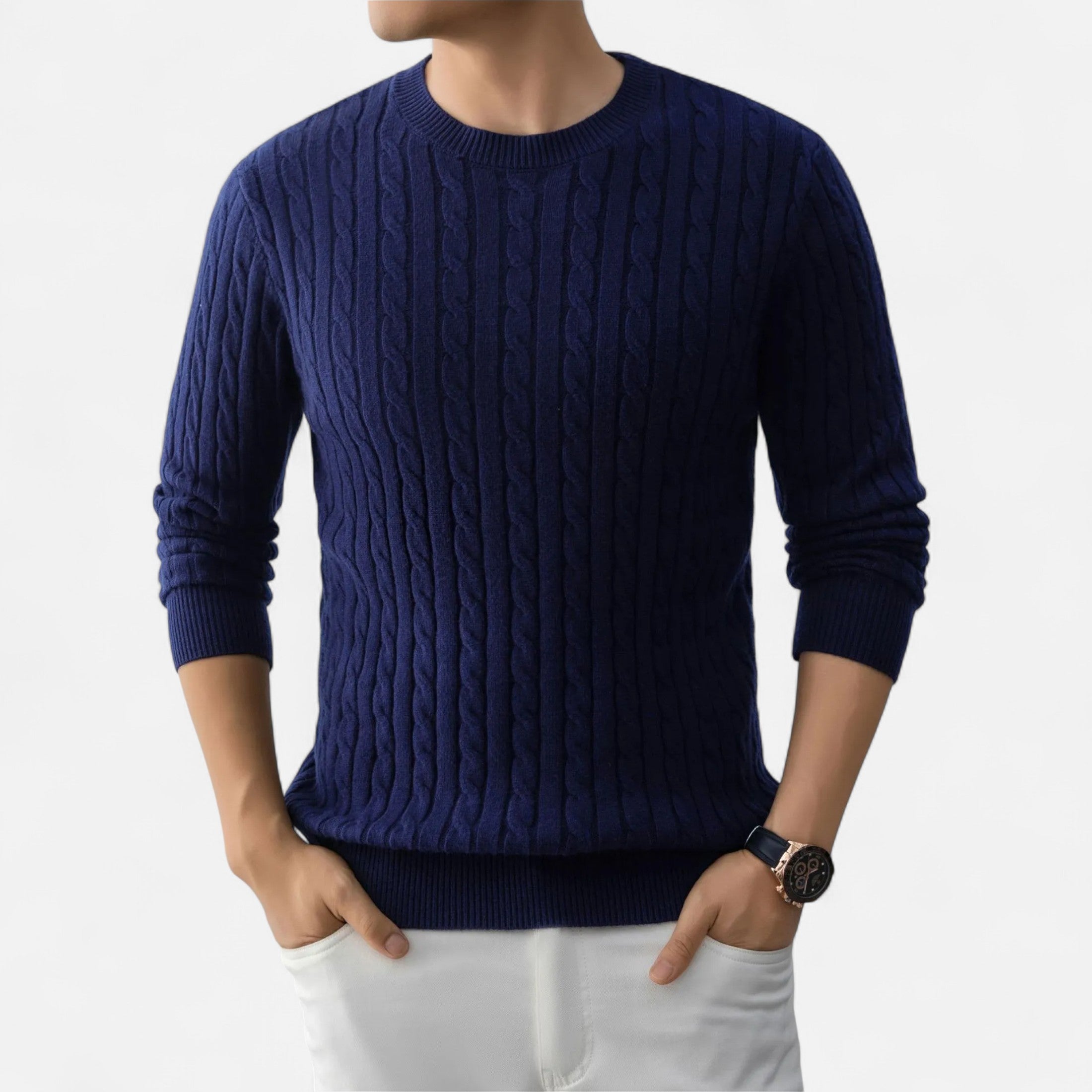 Men’s Ribbed Knit Sweater