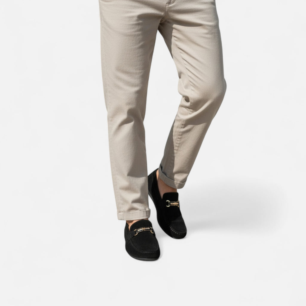 Men’s Loafers Elegant Buckle Detail