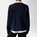 Women’s V-Neck Knitted Pullover