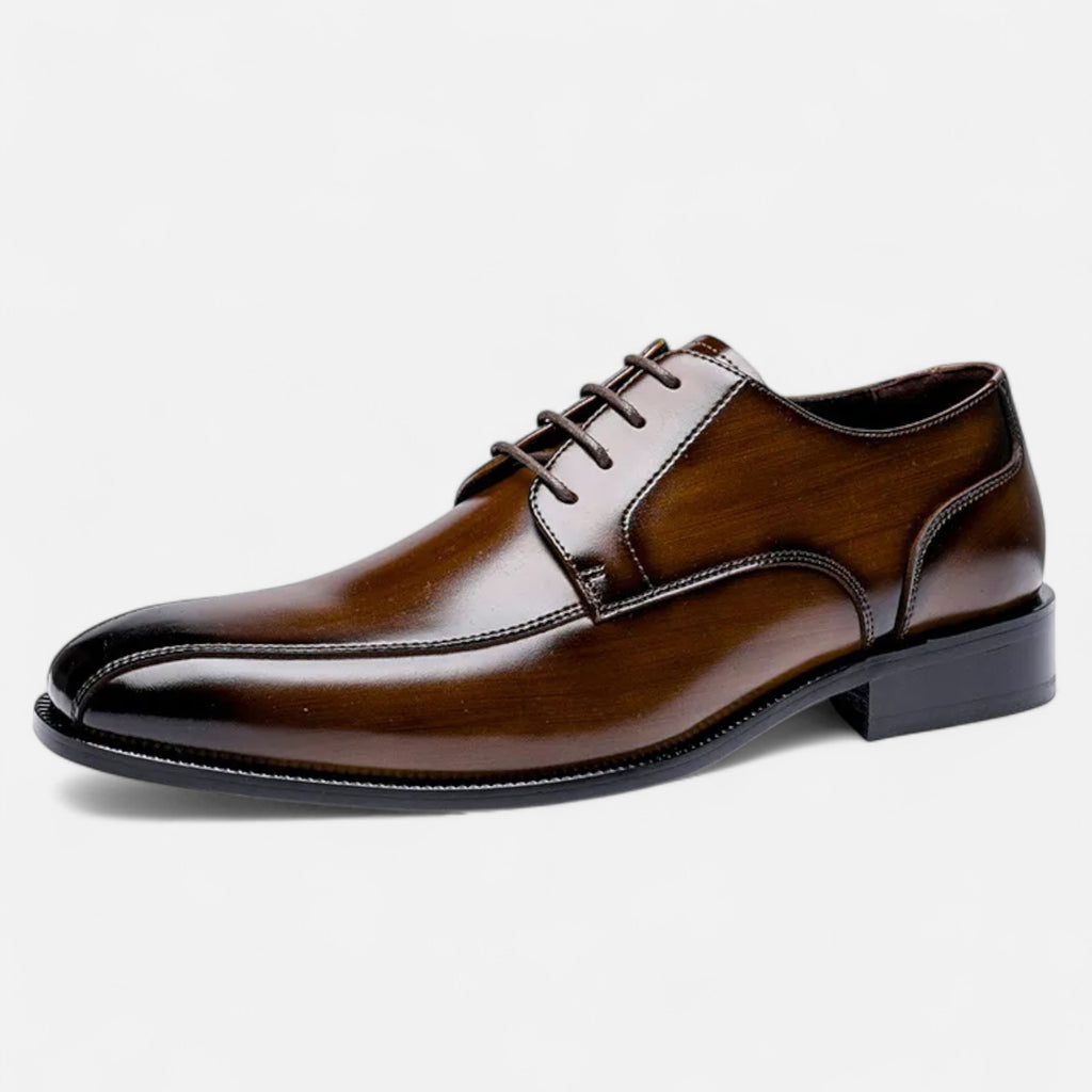 Men’s Derby Shoes Square Toe Elegance