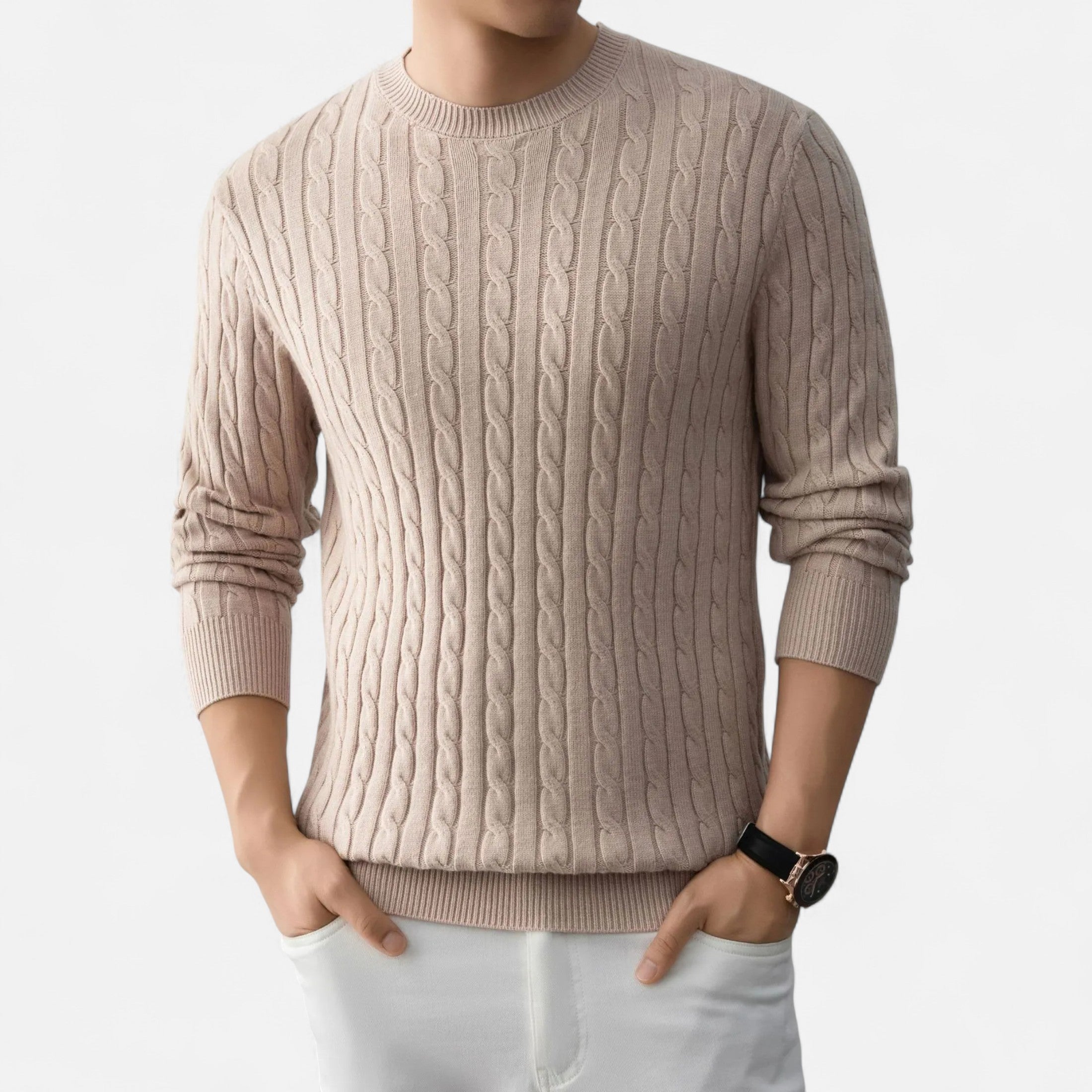 Men’s Ribbed Knit Sweater