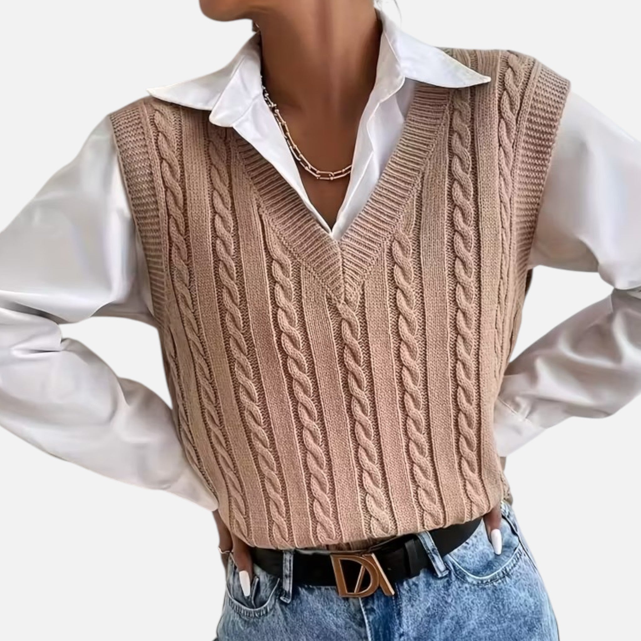 Women’s Knitted Sweater Vest