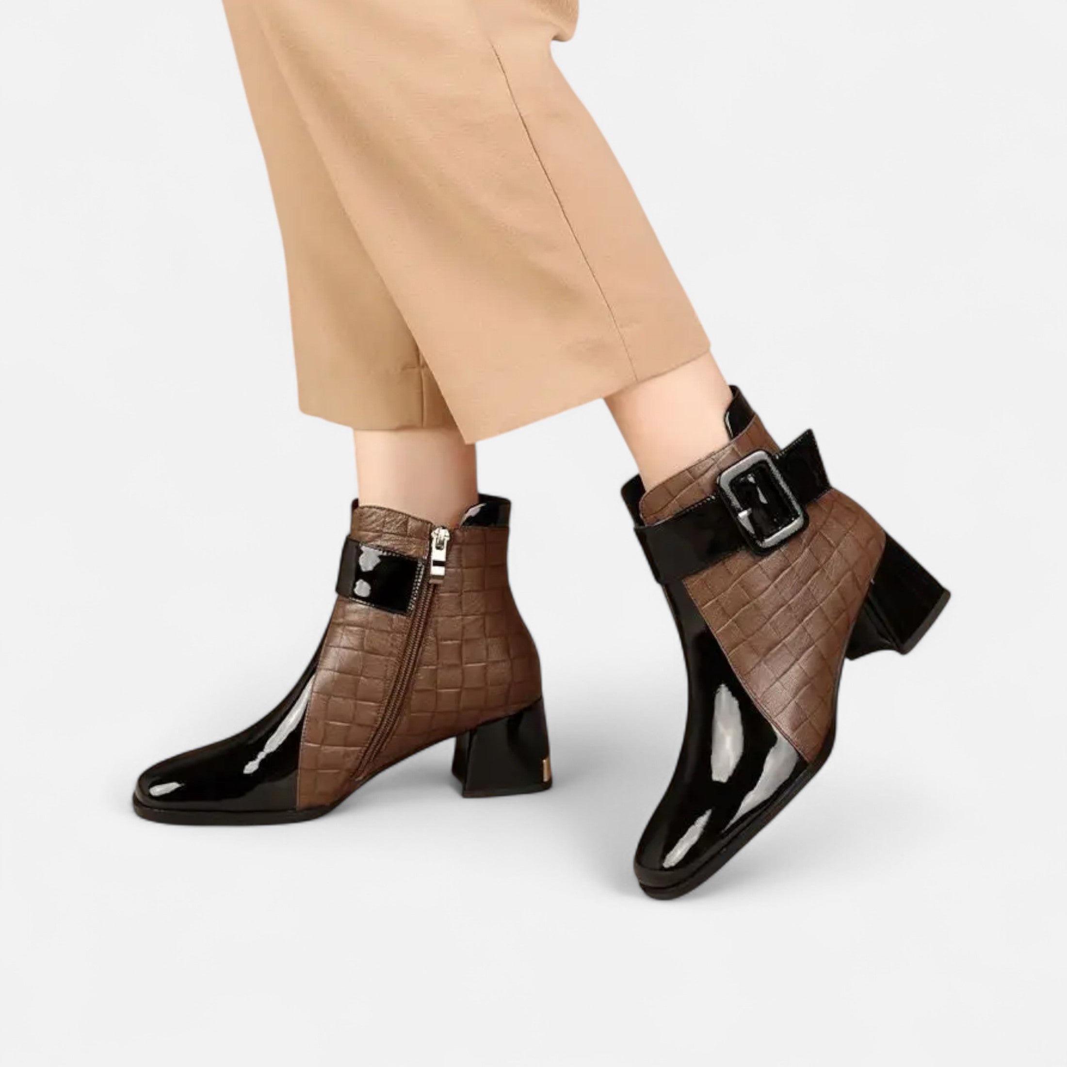 Women’s Ankle Boots Buckle Detail