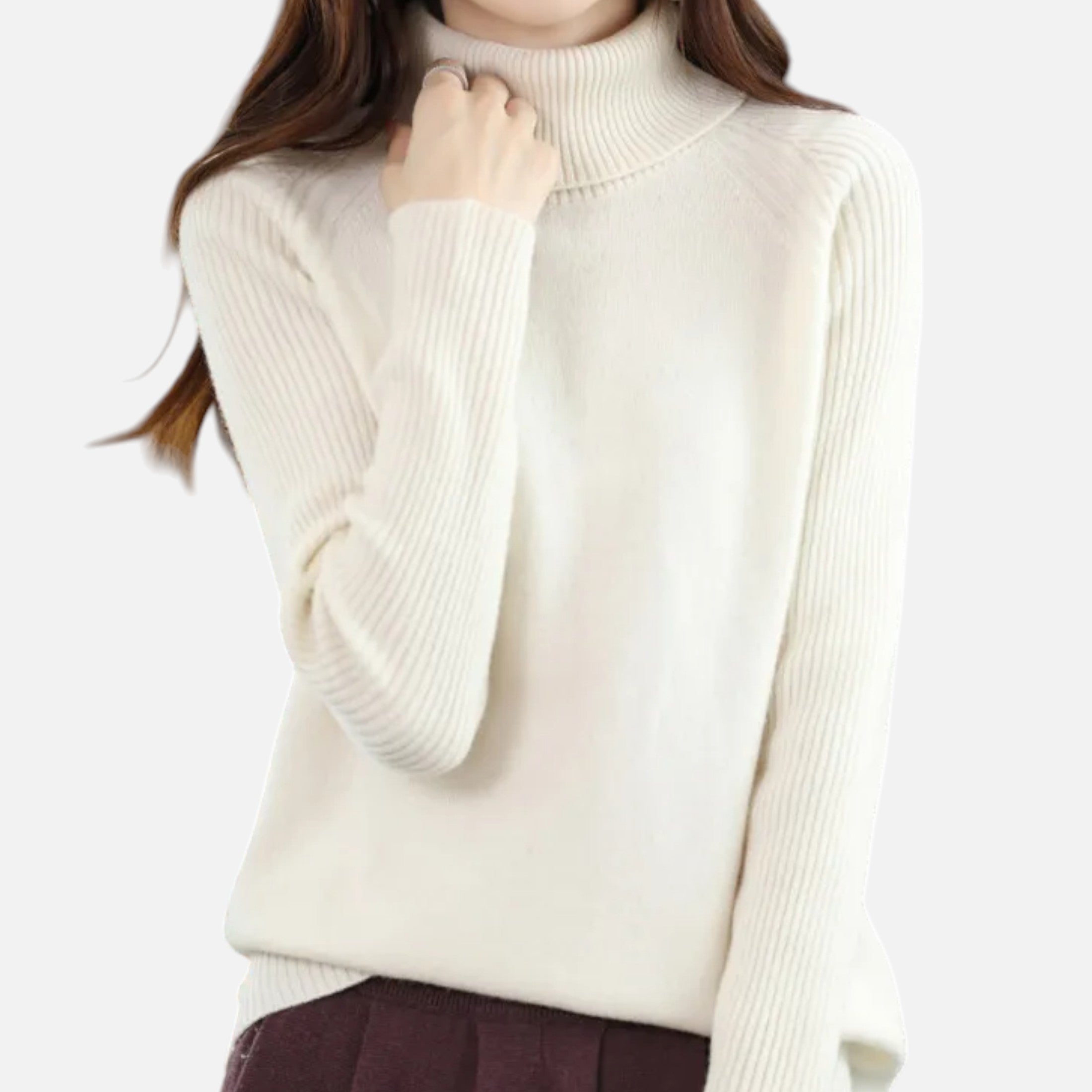 Women’s Turtleneck Sweater Raglan Sleeve