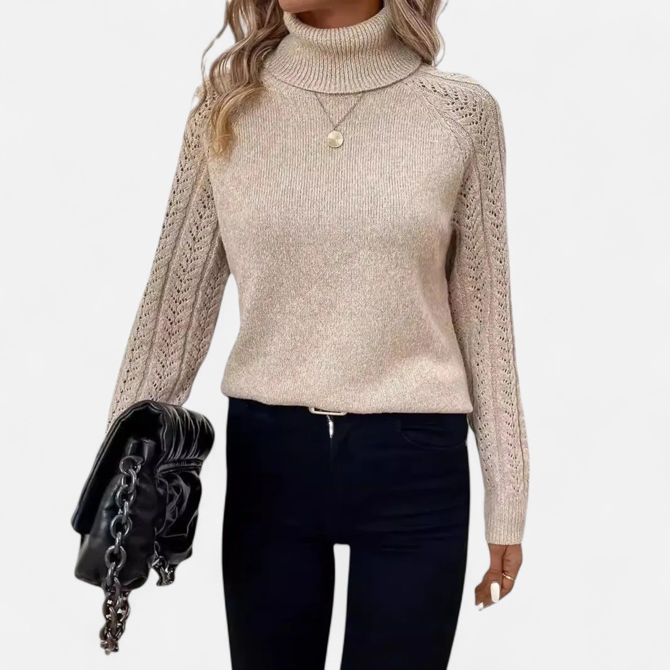 Women’s Turtleneck Sweater Refined Classic
