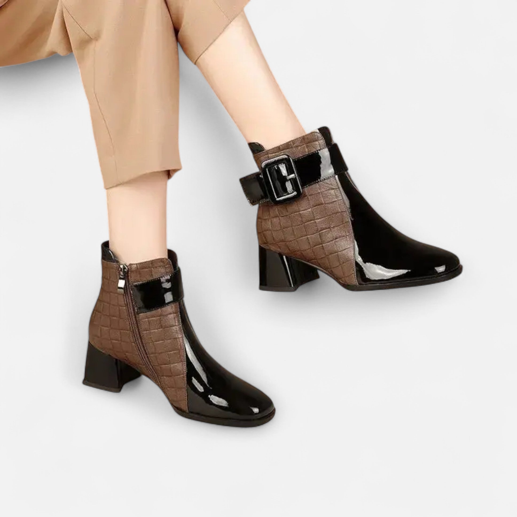 Women’s Ankle Boots Buckle Detail