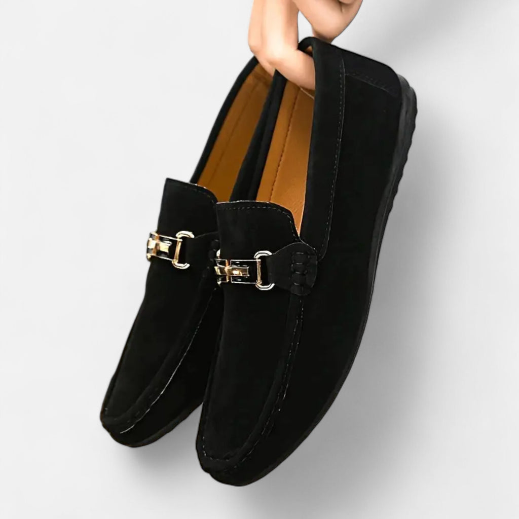 Men’s Loafers Elegant Buckle Detail