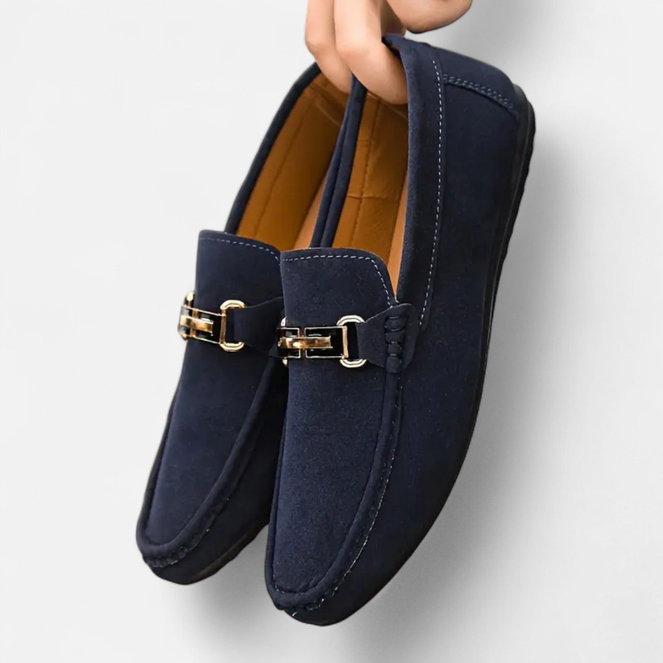 Men’s Loafers Elegant Buckle Detail