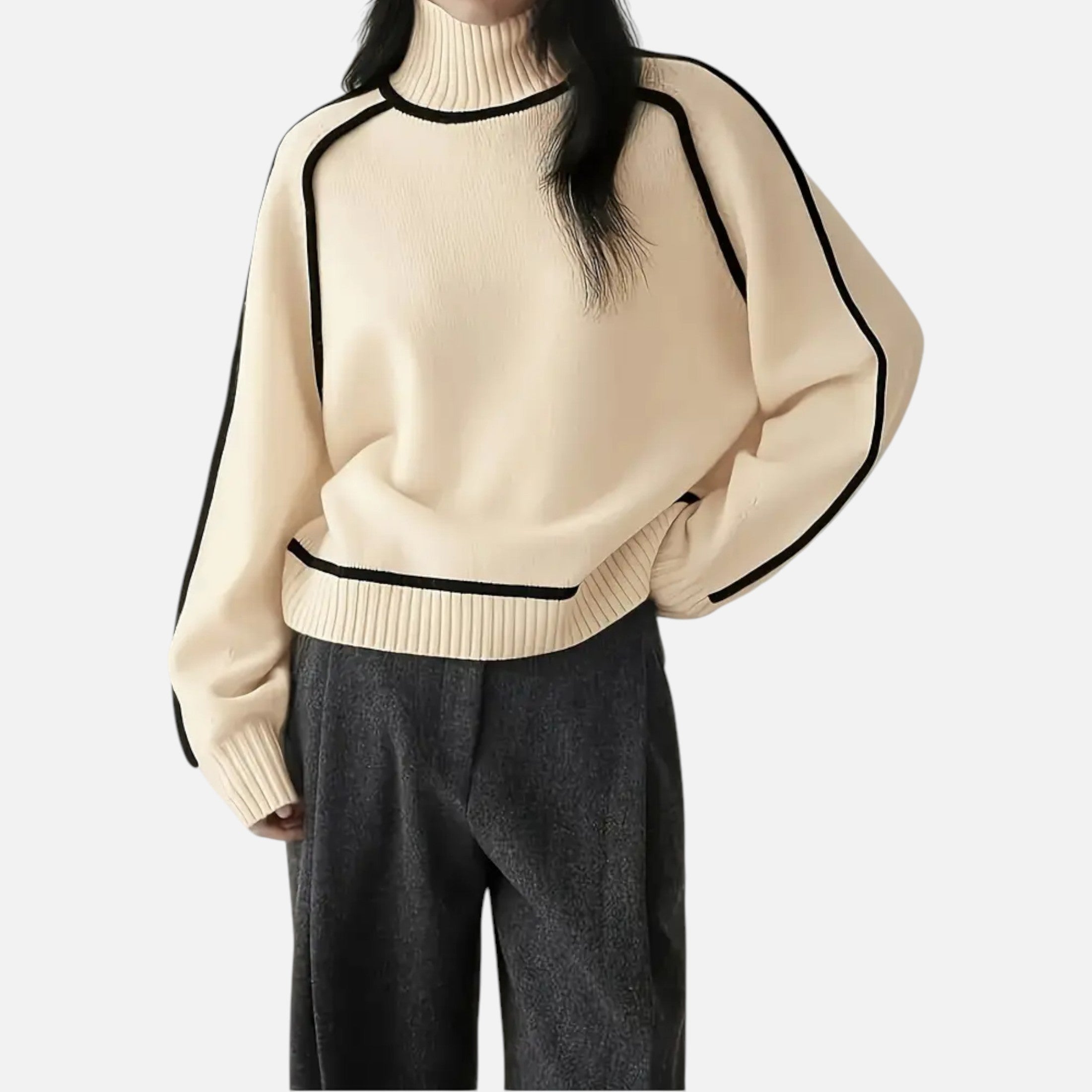 Women’s Pullover Knitwear Refined Stripes