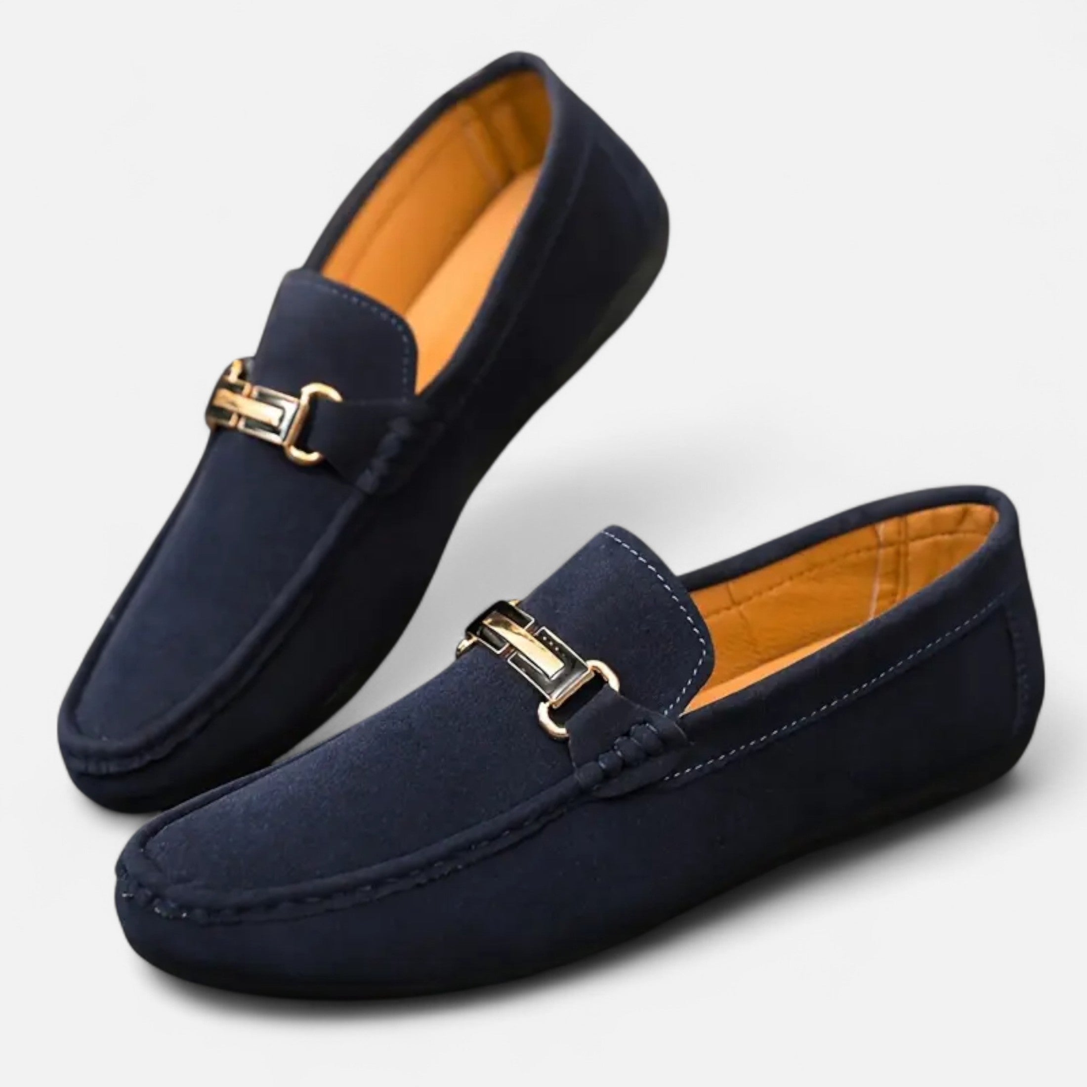 Men’s Loafers Elegant Buckle Detail
