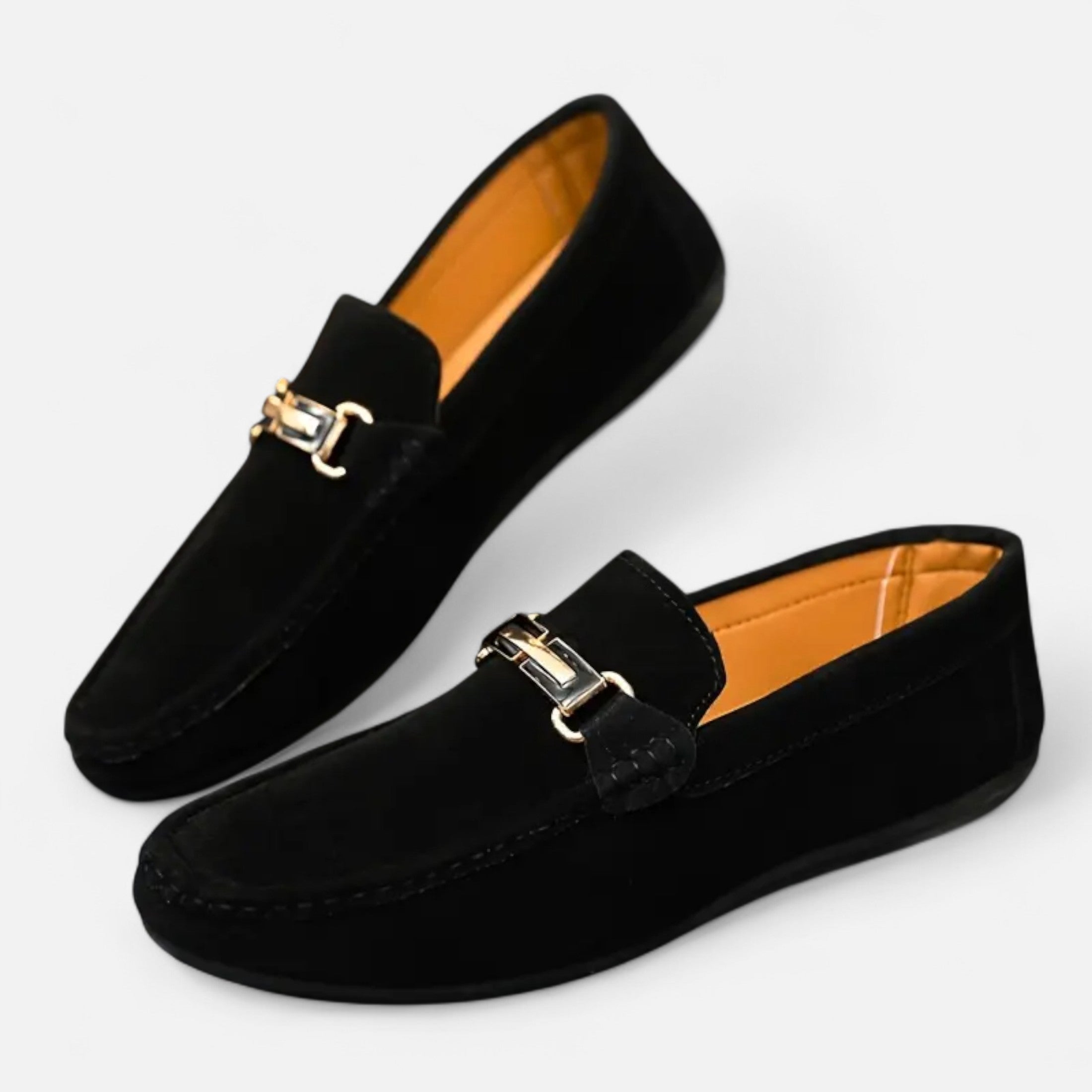 Men’s Loafers Elegant Buckle Detail
