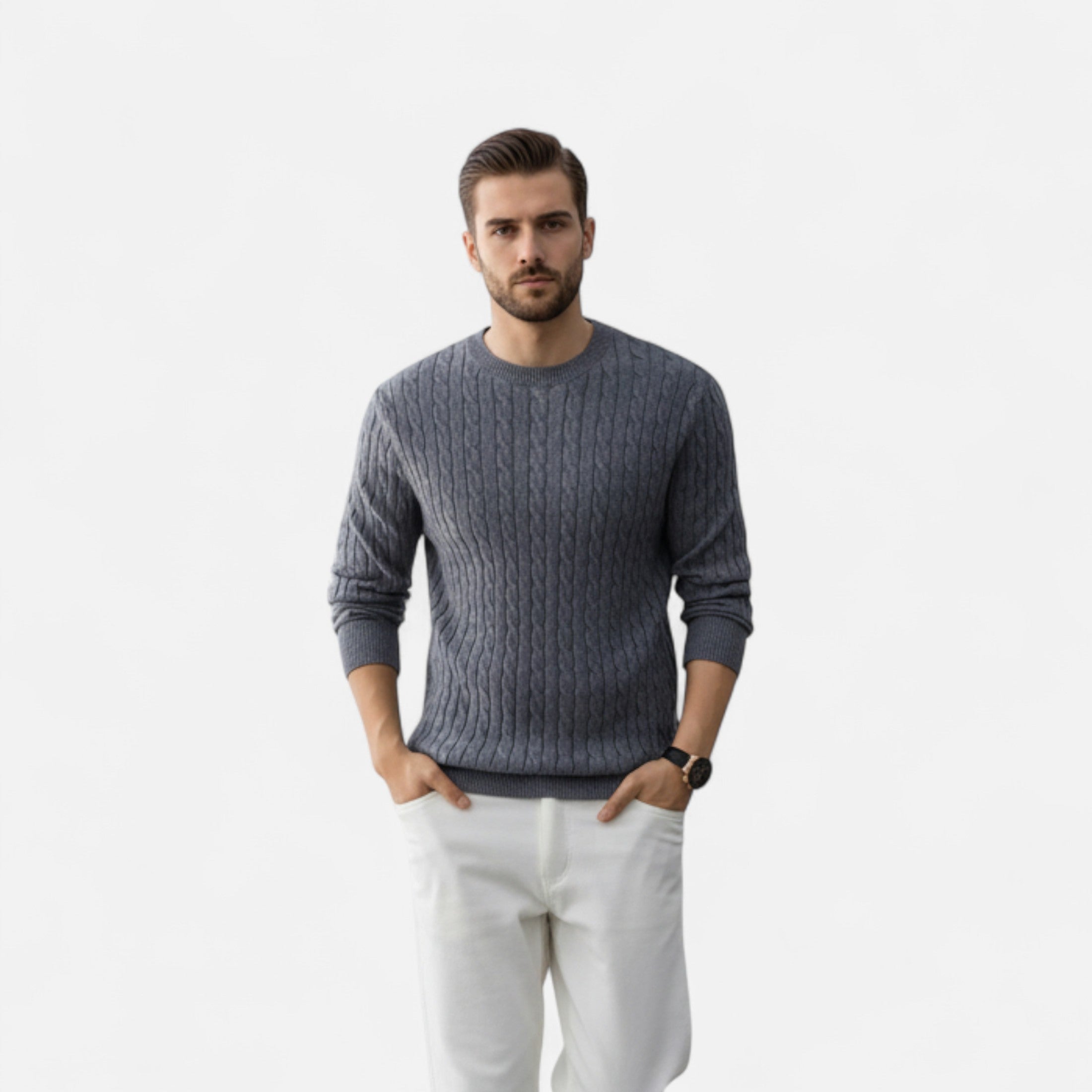 Men’s Ribbed Knit Sweater