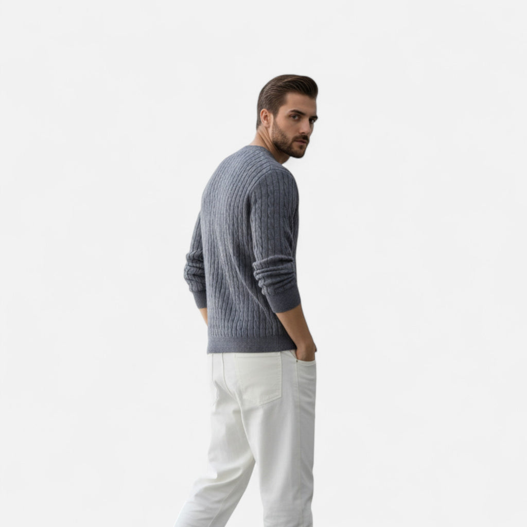 Men’s Ribbed Knit Sweater