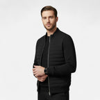 Men’s Lightweight Stand Collar Knitted Jacket