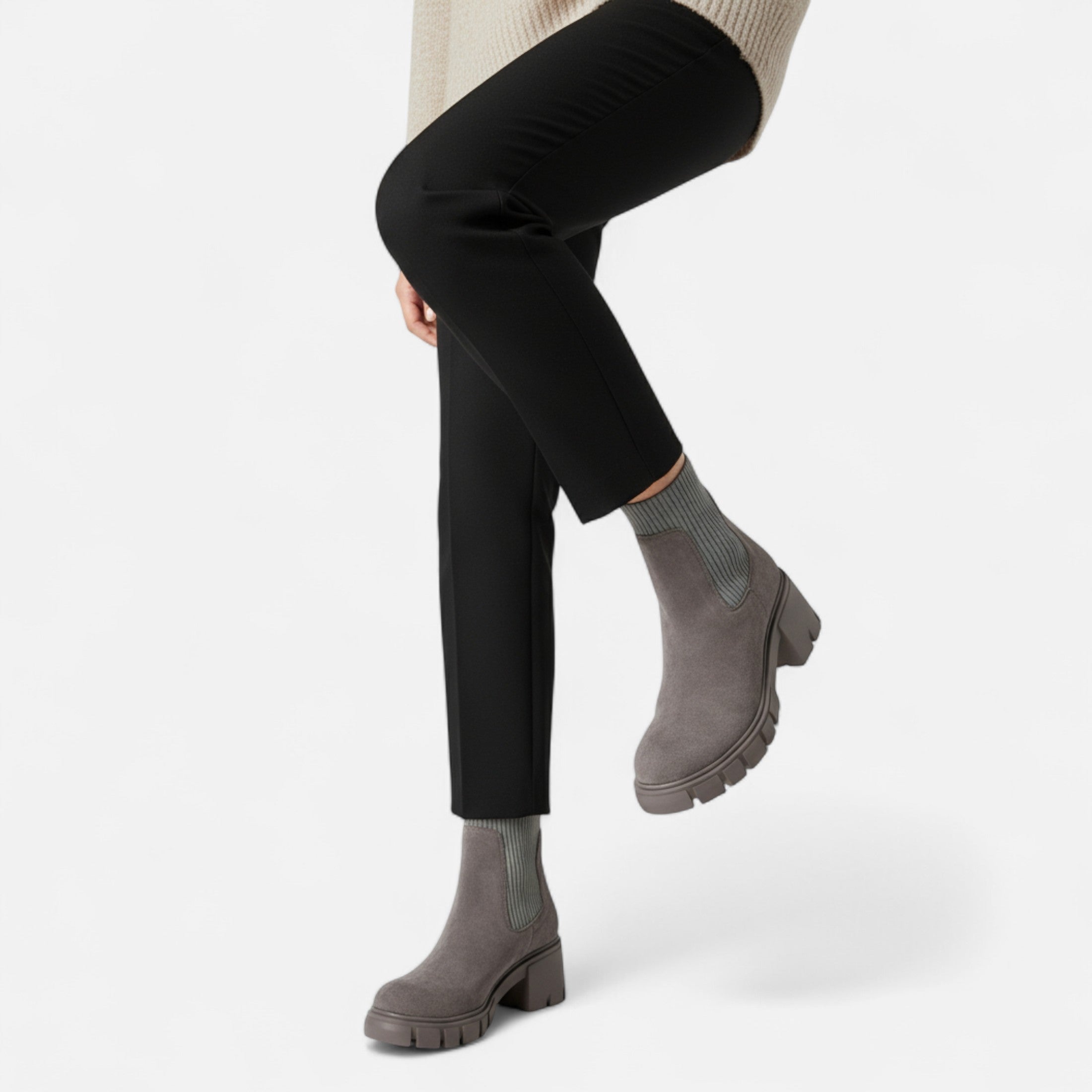 Women’s Suede Chelsea Boots Elevated Elegance