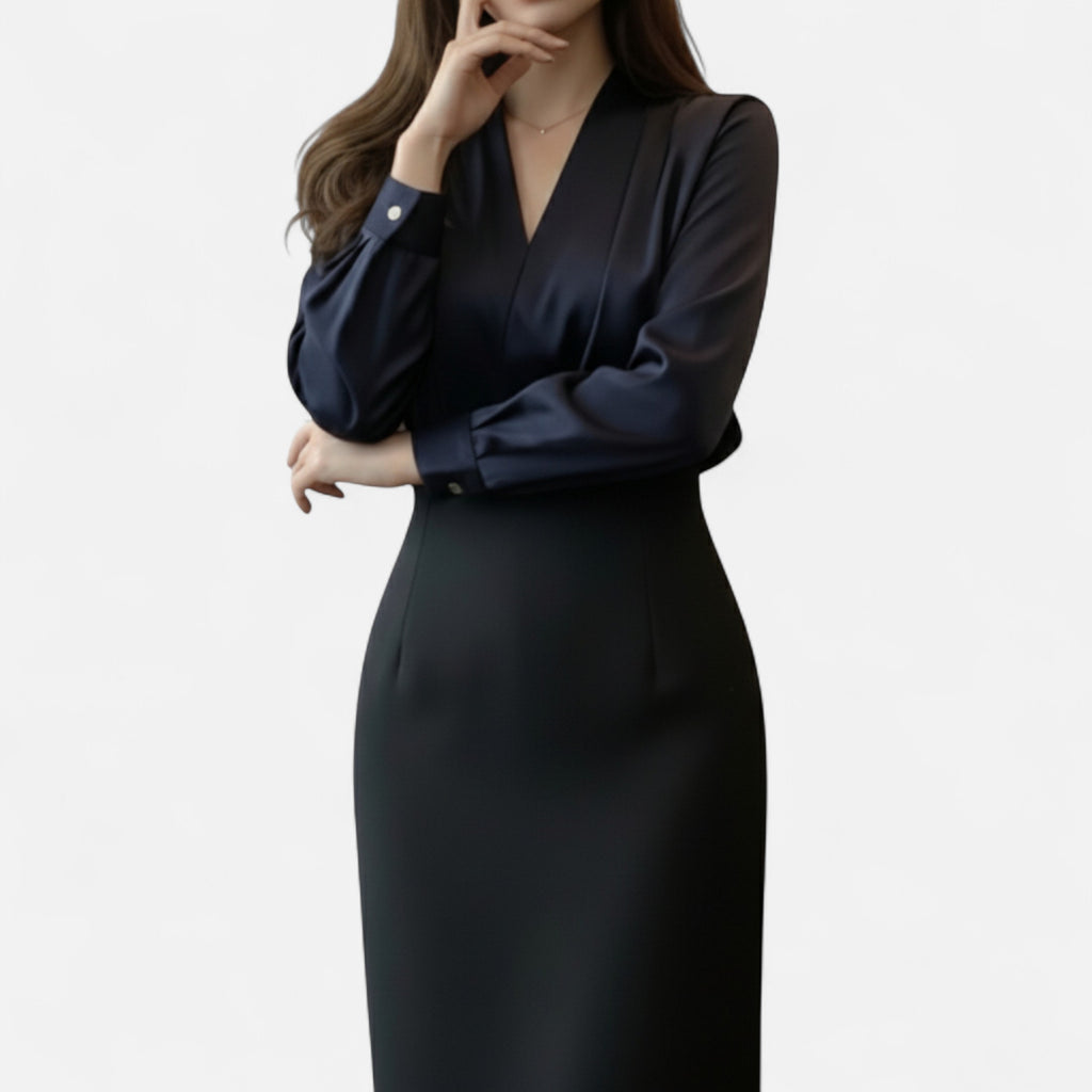 Women’s V-Neck Silk Blouse Timeless Elegance