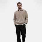 Men’s Knit Sweater Lapel Heritage